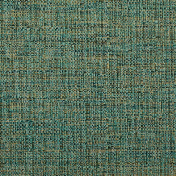 Aqua Blue Stripe Upholstery Fabric Blue Bronze Small Scale Fabric for