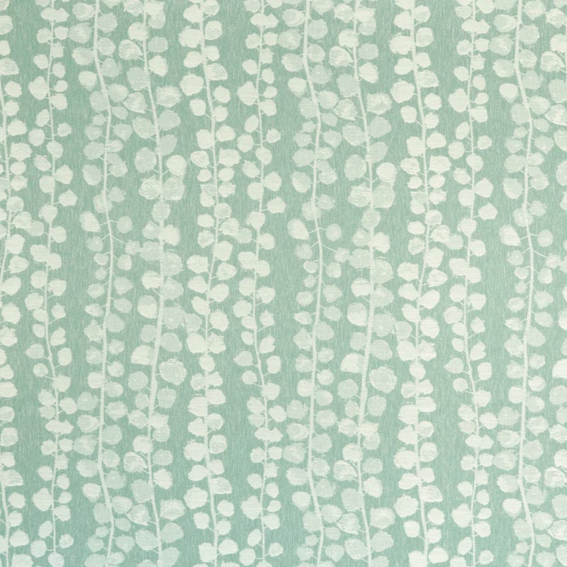 Mint Green Upholstery Fabric Modern Light Green Leaf Fabric Etsy