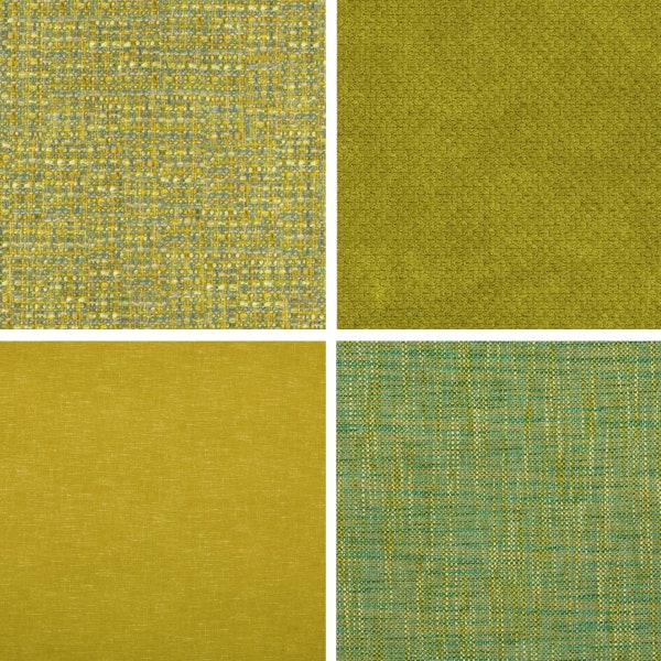 Chartreuse Upholstery Fabric for Furniture - Yellow Green Crypton Upholstery Fabric - Chartreuse Chenille Fabric - Avocado Green Fabric