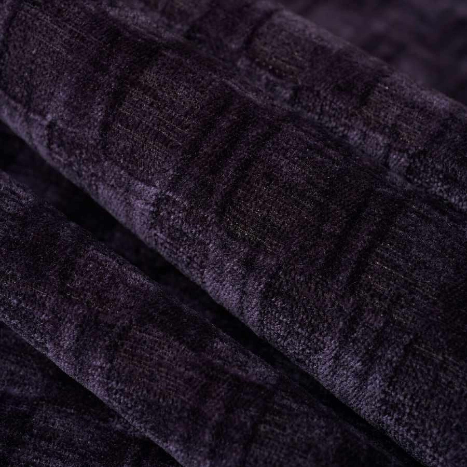 Purple Velvet Upholstery Fabric Stain Resistant Purple Etsy