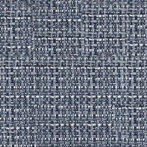 Blue Grey Tweed Upholstery Fabric - Modern Light Blue Tweed Fabric for Furniture - Navy Blue Performance Fabric for Upholstery SP 198