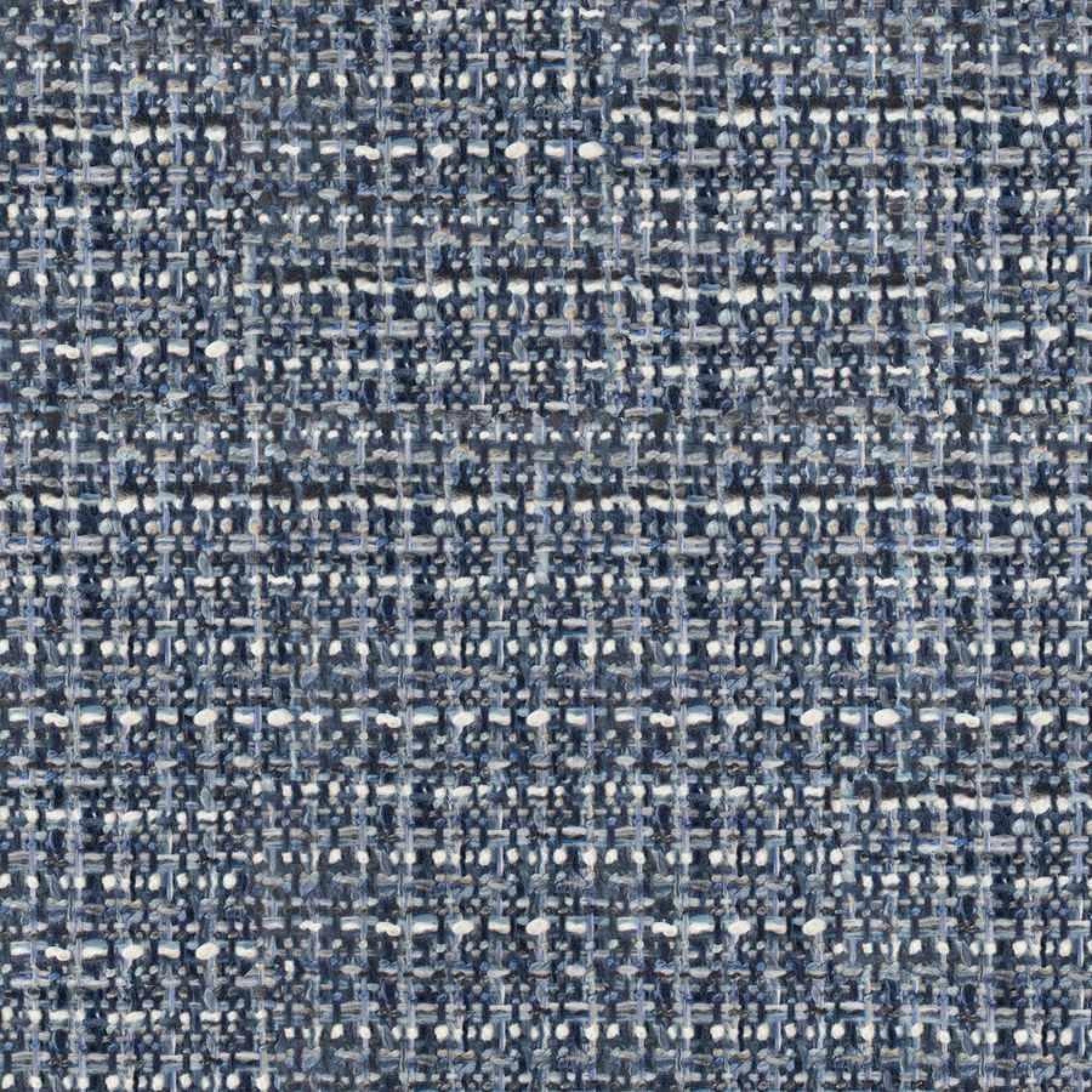 Fabric Designer MCM Mid Century Modern Navy Blue Grey Woven Tweed ...