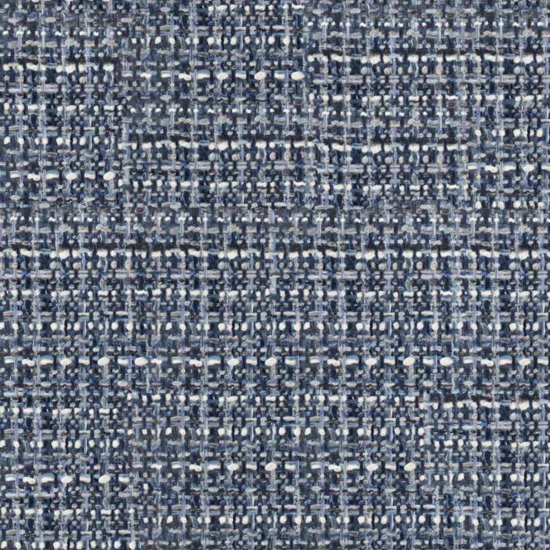 Blue tweed fabric top