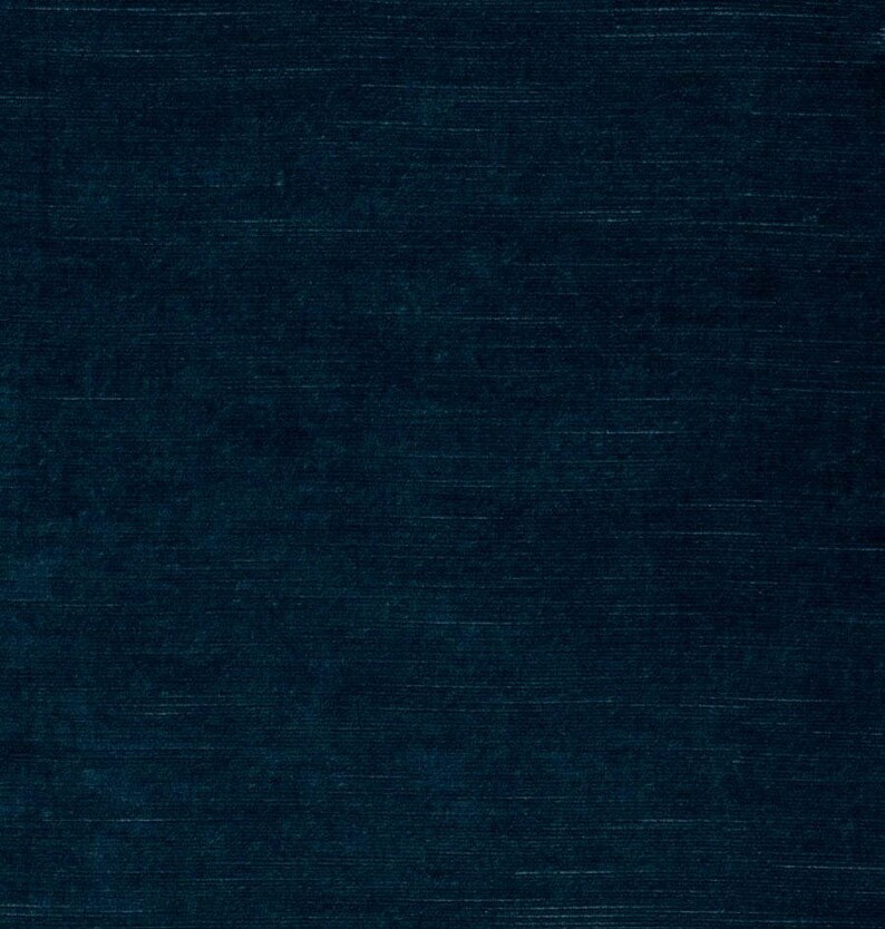 Peacock Blue Velvet Upholstery Fabric by the Yard Peacock Etsy