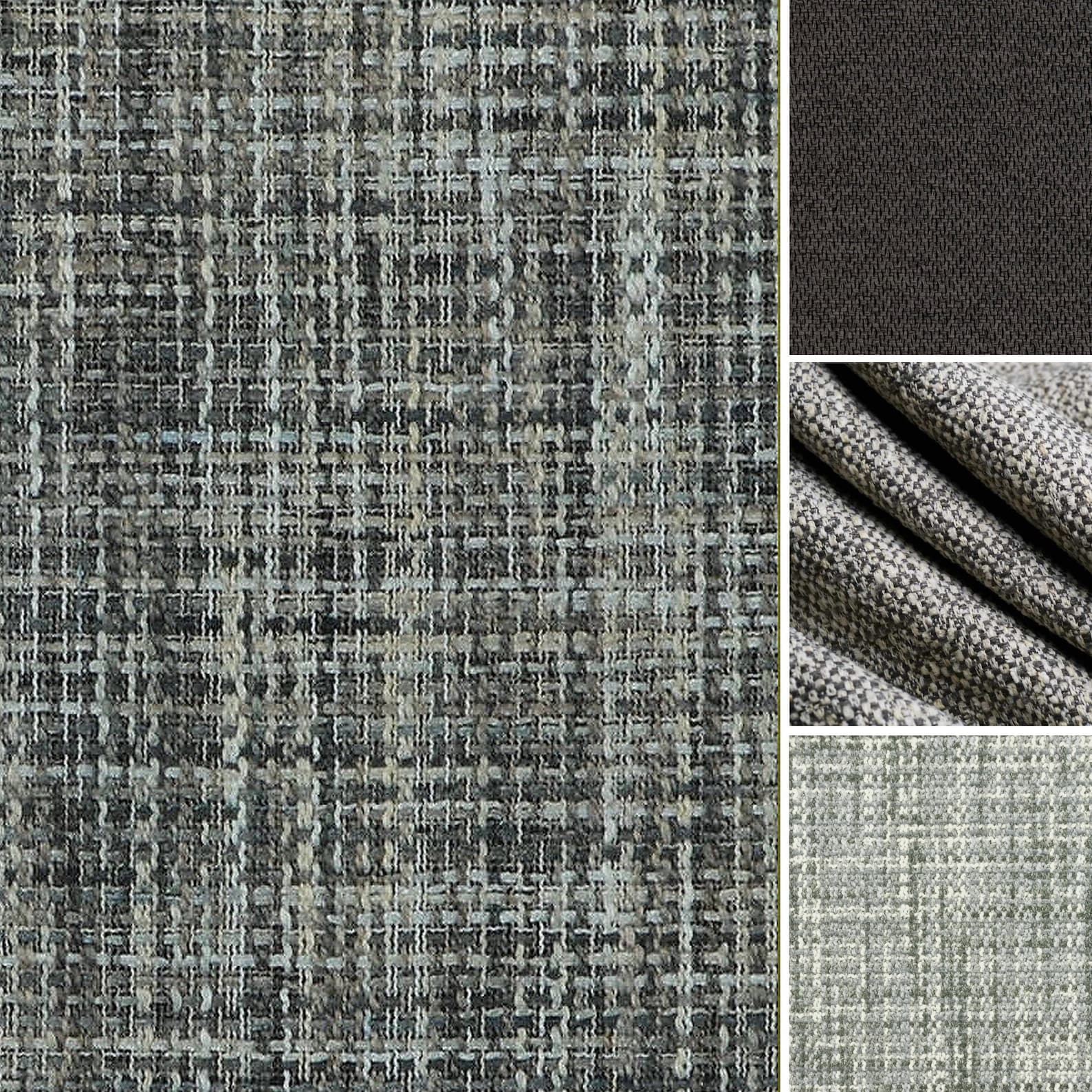 Dark Grey Upholstery Fabric for Furniture Charcoal Grey Etsy