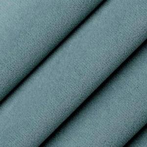 Aqua Blue Velvet Upholstery Fabric - Solid Aqua Velvet for Furniture - Velvet Upholstery Fabric - SP 819