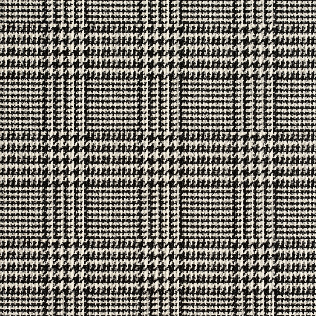Black White Upholstery Fabric Heavyweight Houndstooth Fabric for