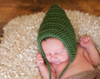 30 colors baby gnome hat newborn boy hospital bonnet for coming home outfit elf photo prop Christmas photography gift for her sage green