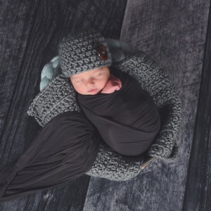 70 colors newborn bump blanket baby boy photo shoot photography prop chunky crochet wrap knit layer basket filler bucket stuffer slate gray