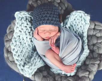 Baby boy hat 39 colors wood button hospital beanie for coming home outfit newborn photography photo prop cute shower gift clothes denim blue