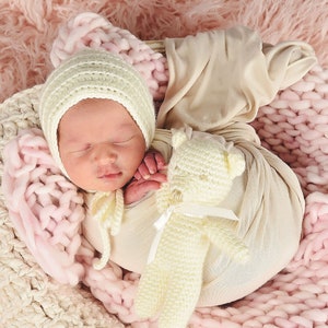 Baby girl bonnet 46 colors hospital hat for coming home outfit newborn photography photo shoot props shower gift gender neutral ivory cream