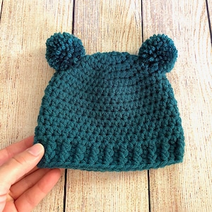 Teal Baby Mütze 65 Farben Mini Bommel Winter Krankenhaus Mütze für Junge oder Mädchen nach Hause kommen Outfit Neugeborene Foto Requisite Dusche Geschenk grün blau