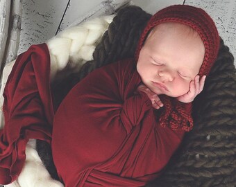 45 colors baby girl hat hospital bonnet for Christmas coming home outfit newborn photography photo prop holiday shower gift dark red wine