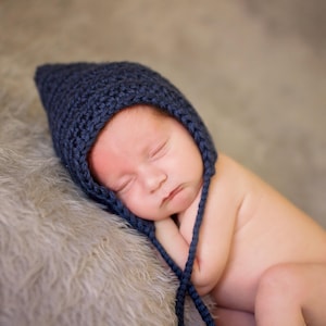 45 colors baby boy hat pixie elf hospital bonnet for coming home outfit woodland gnome newborn photography photo prop shower gift navy blue