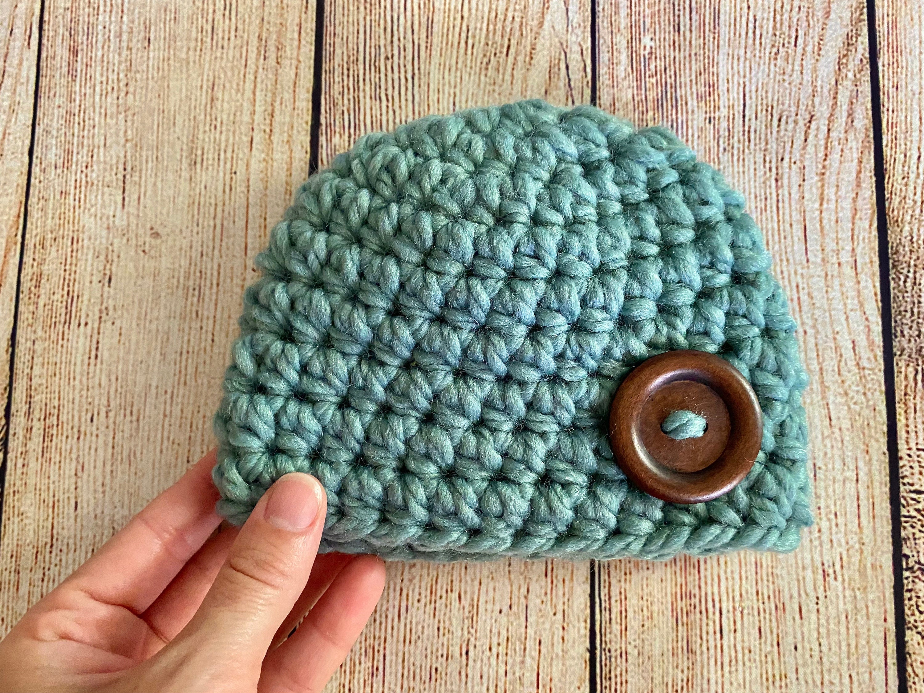 Seafoam Green Beanie - Etsy display picture 1