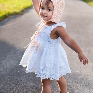 Baby girl hat 30 colors elf hospital bonnet for coming home outfit newborn photography gnome photo prop unique shower gift strawberry pink image 7