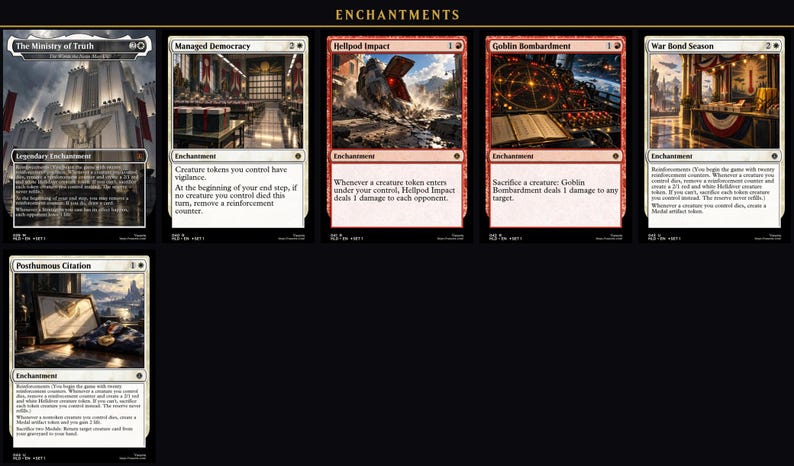 Helldivers 2 Magic Commander Proxy Deck, 100 Karten, Custom MTG EDH, gedrucktes Deck. Bild 10