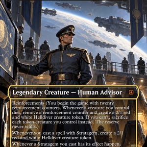 Helldivers 2 Magic Commander Proxy Deck, 100 Karten, Custom MTG EDH, gedrucktes Deck. Bild 3