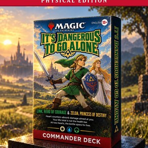 The Legend of Zelda - Link Magic Commander Proxy Deck, wydrukowany na 100 kart MTG EDH