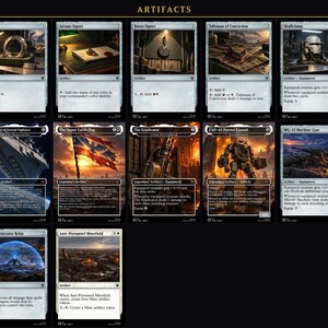 Helldivers 2 Magic Commander Proxy Deck, 100 Karten, Custom MTG EDH, gedrucktes Deck. Bild 9
