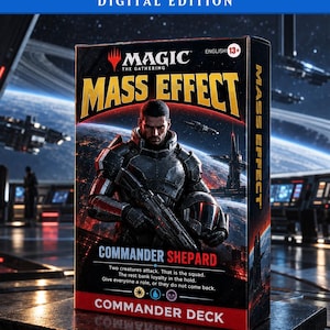 Mass Effect Magic Commander Proxy Deck, Digital 100 Card Custom MTG EDH