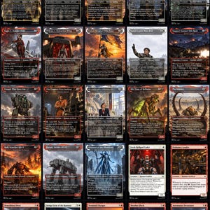 Helldivers 2 Magic Commander Proxy Deck, 100 Karten, Custom MTG EDH, gedrucktes Deck. Bild 5