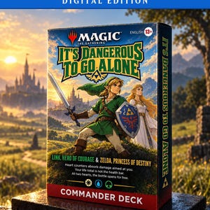 The Legend of Zelda - Link Magic Commander Proxy Deck, Digital 100 Card Custom MTG EDH