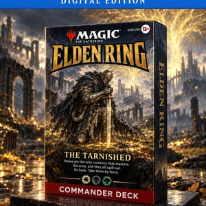 Elden Ring Magic Commander Proxy Deck, Digital 100-kortslek, anpassad MTG EDH