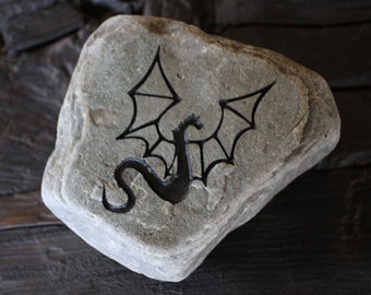 Dragon Engraved Stone