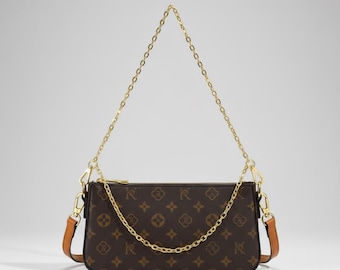 Vintage Style Purse, Small Monogram Bag, Luxury Shoulder Handbag