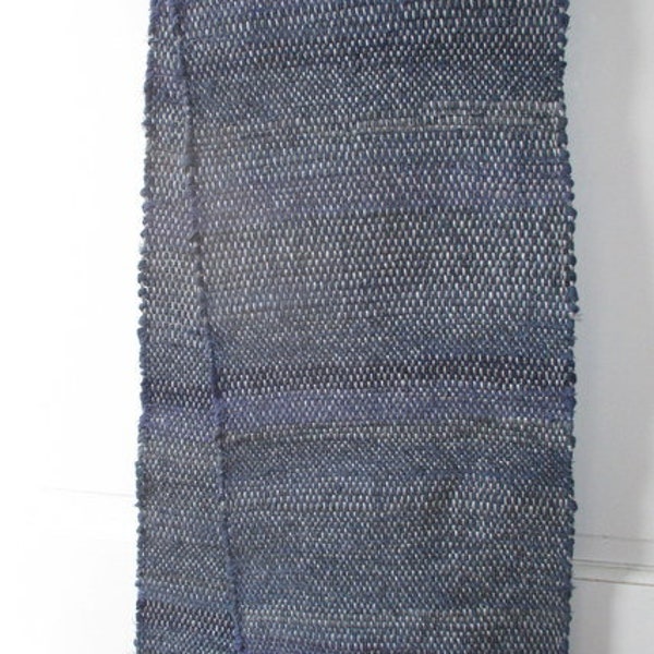 Navy Blue and Grey Table Runner Etsy