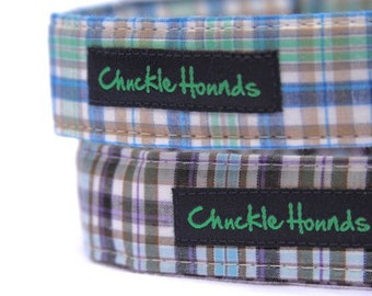 Aiden Plaid Dog Collar