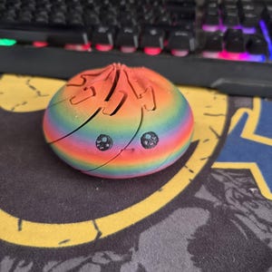 Rainbow Dumpling Fidget-leksak, Stressavlastande Sensorisk Lek
