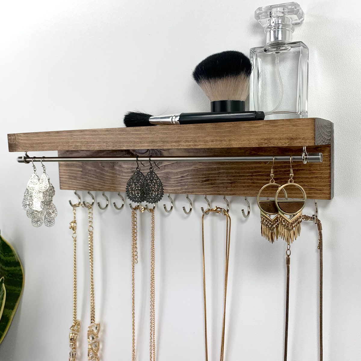 Jewelry Organizer with Shelf