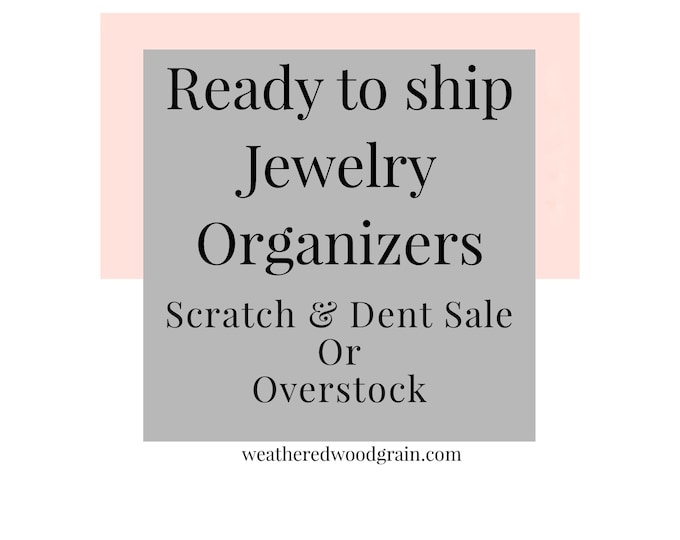 Ready to ship | Jewelry Organizer | Overstock |  Less than Perfect | Imperfections