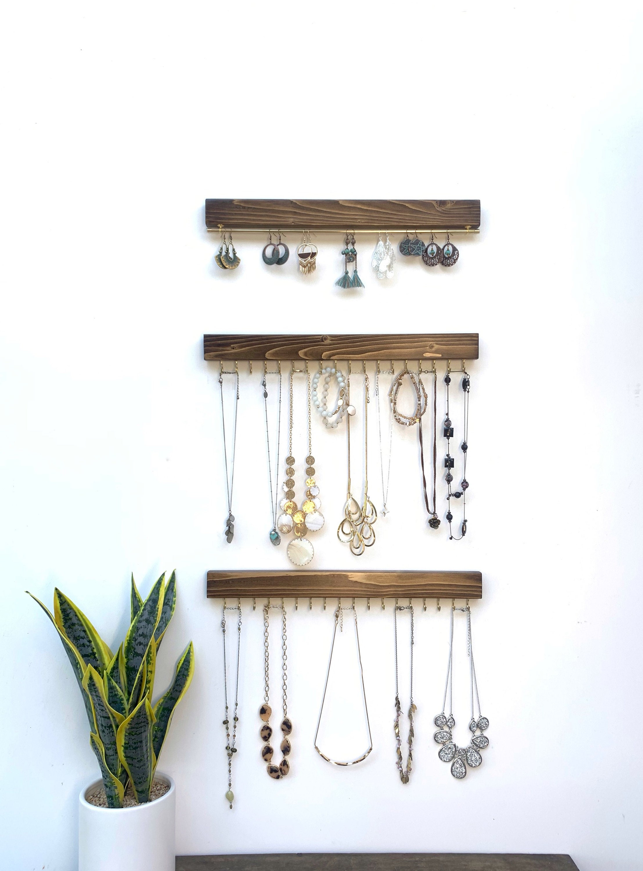DIY Wall Jewelry Holder
