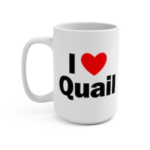 Mug Quail Cam So Cal, tasse à café en céramique de 44 cl | Palmiers à cailles de Gambel