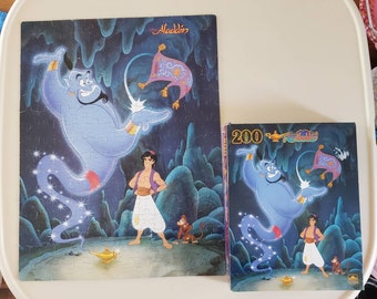 aladdin old big jigsaw puzzle movie poster