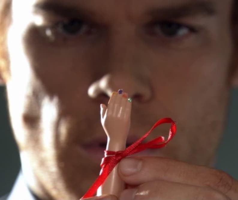 Dexter Ice Truck Killer Polished Nails Keychain/Phone Charm Etsy