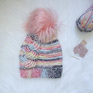 The Imposter Beanie PATTERN Cable Slouch Beanie Crochet Pattern PDF photos image 7