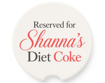 Personalized - Reserved for NAME Soapstone Car Coaster