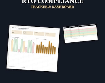 Seguimiento del cumplimiento de la vuelta a la oficina / Excel y Google Sheets / Panel de control del horario de trabajo híbrido / Hoja de cálculo de RRHH
