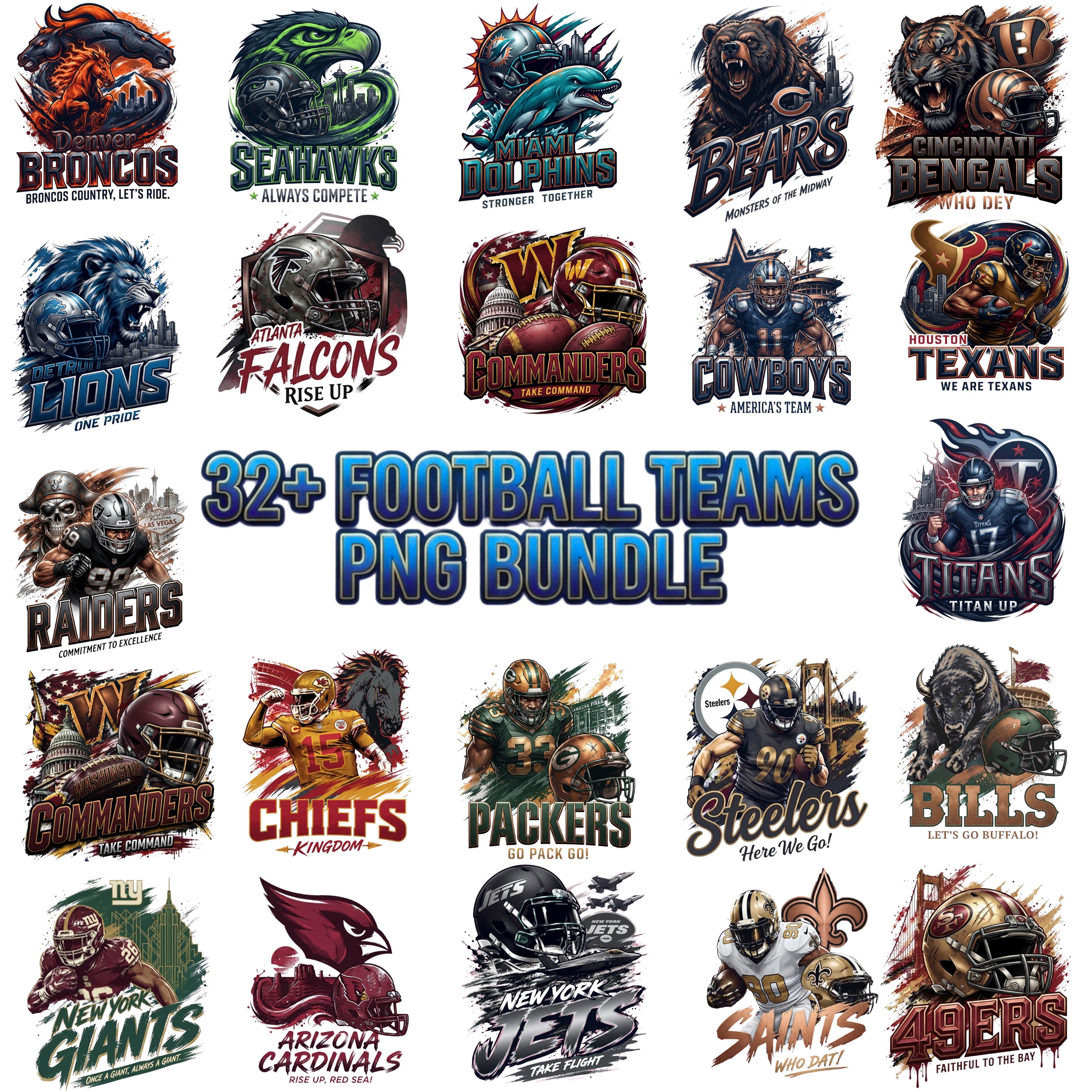 ディスプレイ アメフトチーム デカール ステッカー コレクション Nfl Stickers All 32 - Etsy