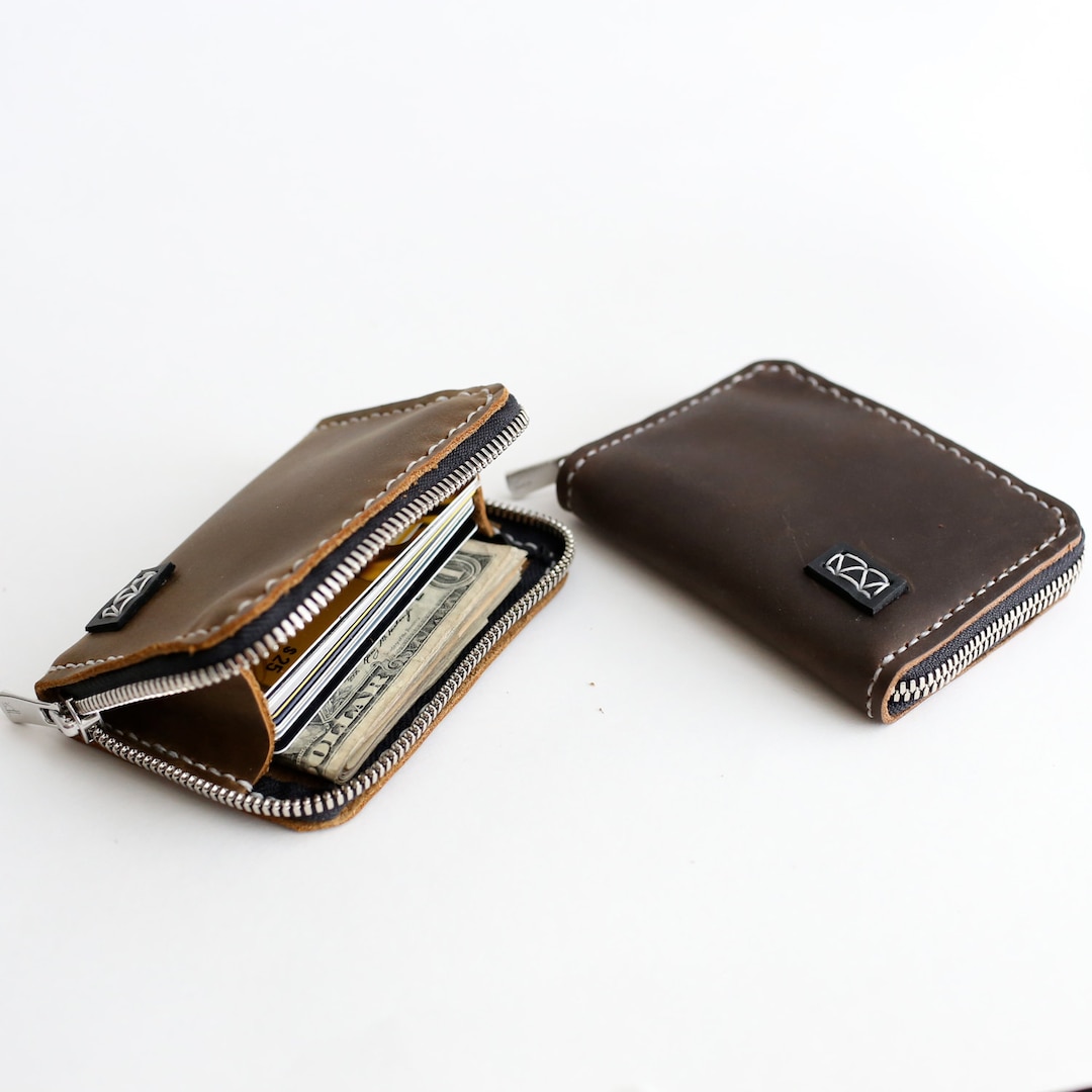 Knox Hand-stitched Leather Zipper Wallet | Featured in Knox Hand-stitched Leather Zipper Wallet | Featured in