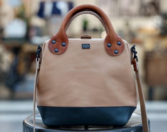 Mini sac à main en cuir pour outils – Sac à main pour femme fait main