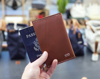 Passport Holder - Designed for Jacket / Blazer Pocket | Minimalist Passport Holder | Travel Wallet