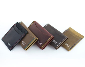 Personalized Groomsmen Wallets Package - Custom Slim Wallets with Monogram