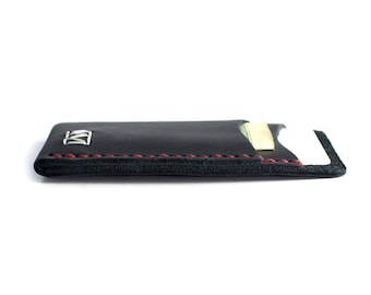 Slim Leather Front Pocket Wallet | Minimalist Card Holder, Handmade in USA | Strayer