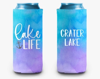 Lake Life Anchor Can Cooler Lake Life Personalized Can Cooler Sleeve