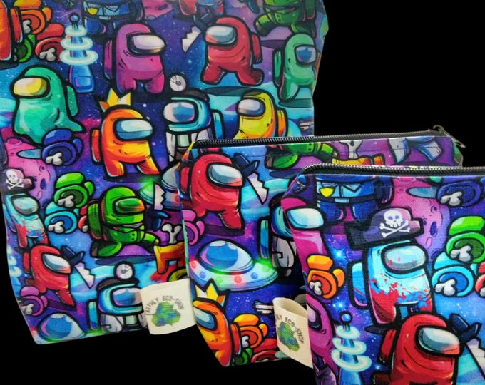 Reusable Sandwich or Snack Bag - Choose Your Print | Zero Waste | Eco Friendly | Sustainable | Lunch Bag